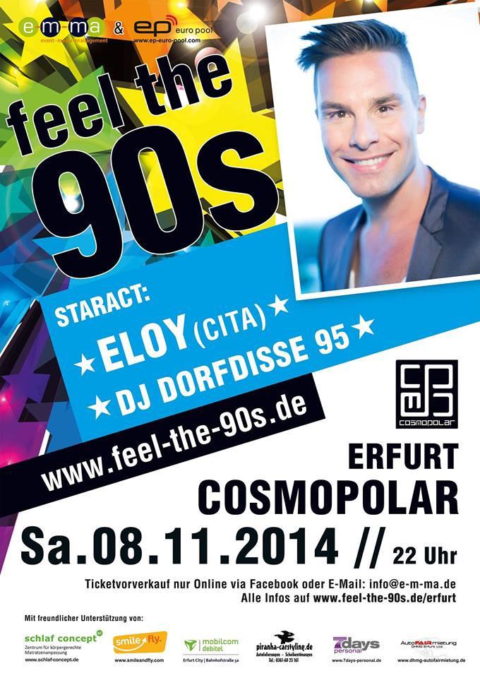 FEEL THE 90s - Staract: ELOY ( Ex- Caught in the Act ) & DJ Dorfdisse 95