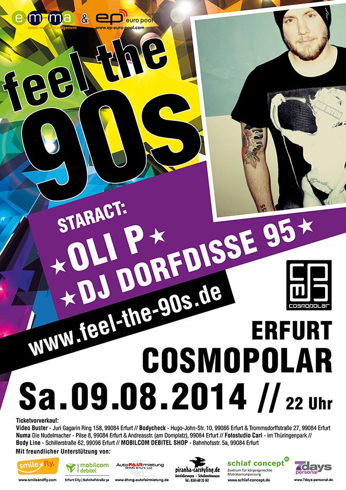 FEEL THE 90s - Staract: OLI P & DJ Dorfdisse 95
